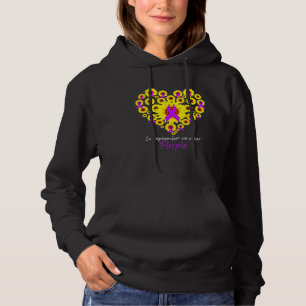 Pull À Capuche En Septembre Nous Portons Violet Alzheimer Sensibi