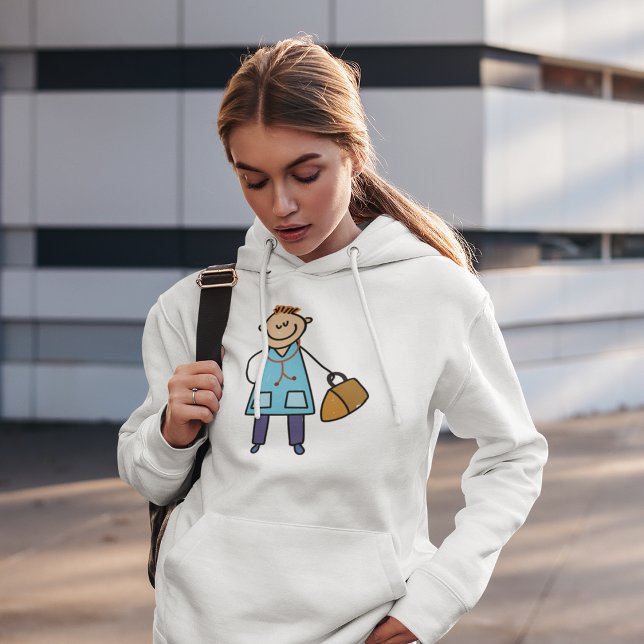 Pull À Capuche Enfant médecin (Créateur téléchargé)