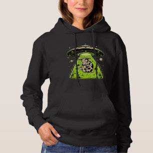 Pull À Capuche Enlèvement de vache extraterrestre Weirdcore Surré