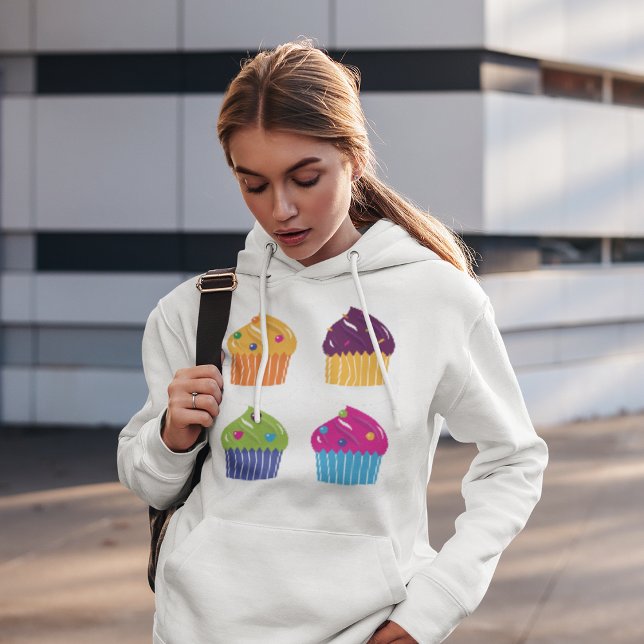 Pull À Capuche Ensemble de Cupcake avec Paillettes Dessert Lumine (Créateur téléchargé)