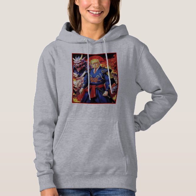 Pull À Capuche Epic Trump Samurai Anime (Devant)