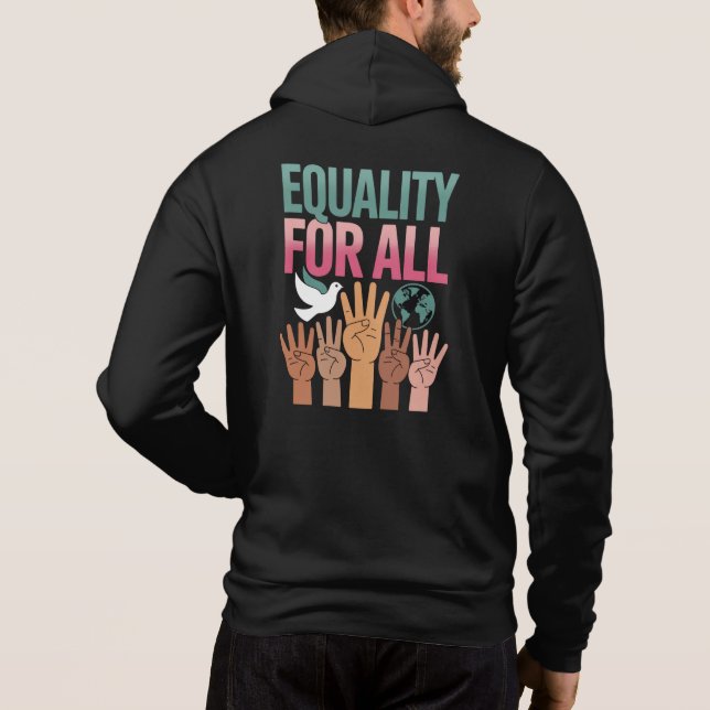 Pull À Capuche Equality For All – Human Rights Day 2025 (Dos)