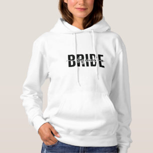 Pull À Capuche Équipe de mariée chic Enterrement de vie de jeune 