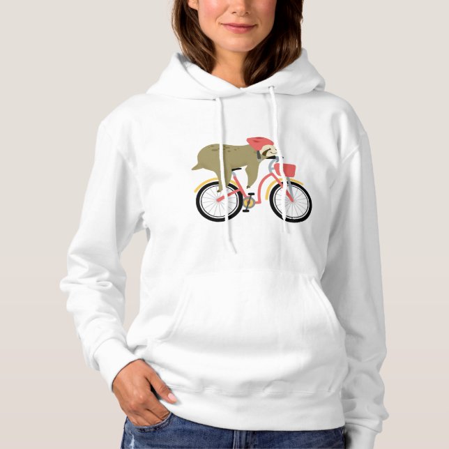 Pull À Capuche Équipe de Sloth Cycling (Devant)