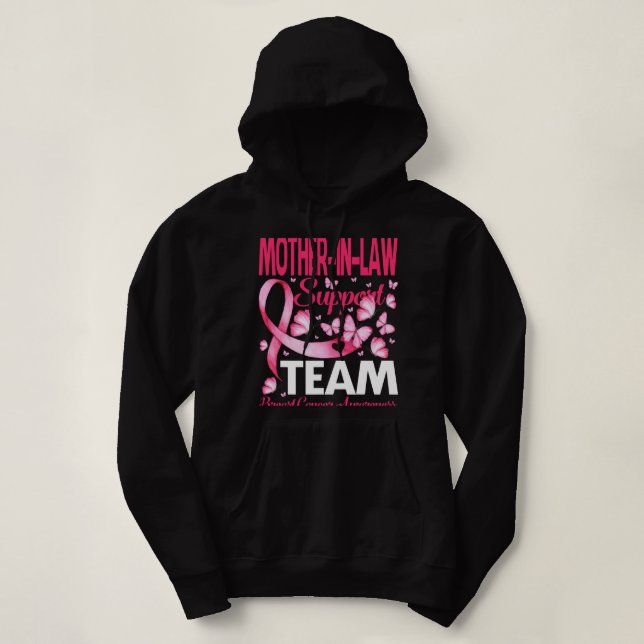 Pull À Capuche Équipe de soutien de MotherInLaw Sensibilisation a (Design devant)
