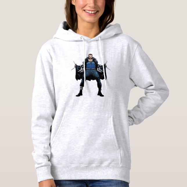 Pull À Capuche Équipe de suicide | Boomerang Comic Book Art (Devant)