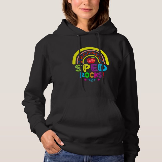 Pull À Capuche Équipe Femme Equipe Spirale Enseignant Spécial Ens (Devant)