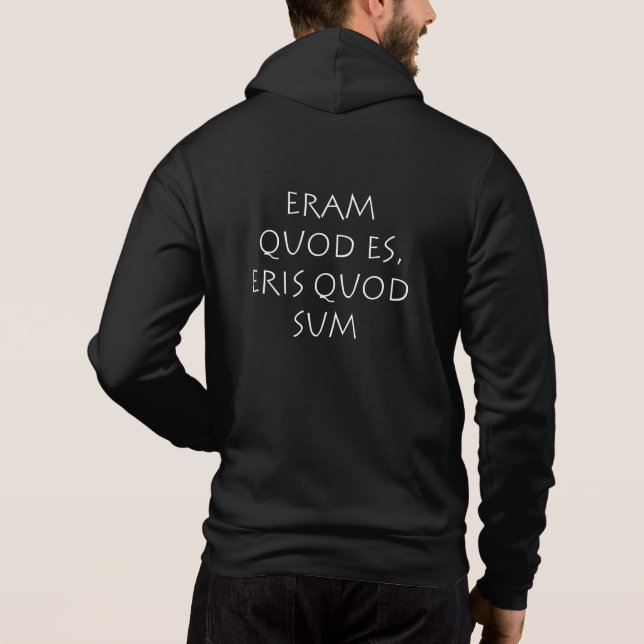 Pull À Capuche Eram quod es eris quod sum (Dos)