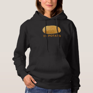 Pull À Capuche Est Pomme De Terre La Nuit Tard Mème De Blague Est