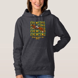 Pull À Capuche Événement équestre personnalisé Nom de l'événement