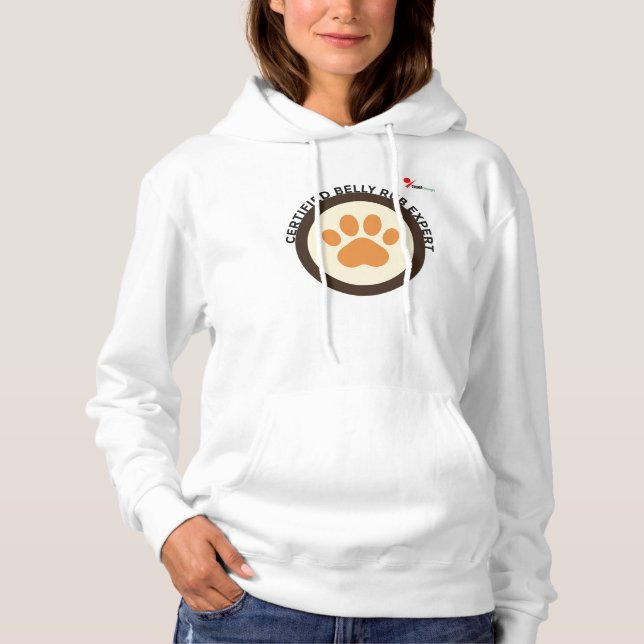 Pull À Capuche Expert agréé en caresses de ventre – Amateur de ch (Devant)