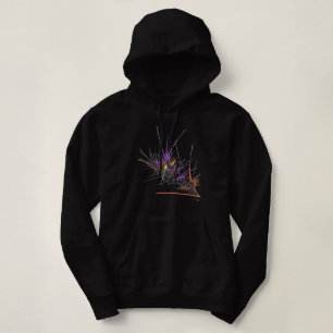 Pull À Capuche Explosion Colorée Art Tribal Tatouage Abstrait