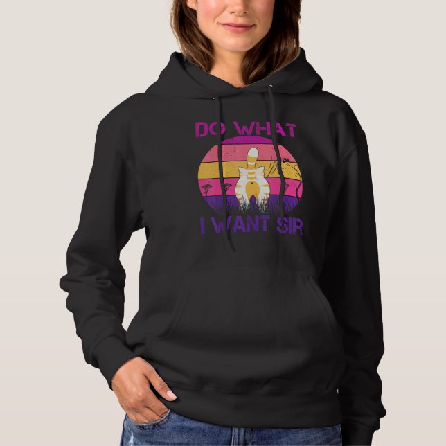 Pull À Capuche Faites Ce Que Je Veux Sir Cat Drôle Chat Faire Ce  (Devant)