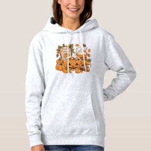 Pull À Capuche Famille d'automne Halloween Thanksgiving Mignon Au