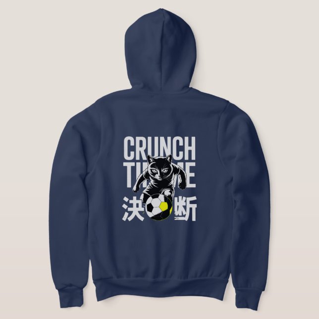 Pull À Capuche Fans de foot félin en période de crunch (Couchage Retour)