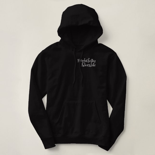 Pull À Capuche Fantôme d'automne avec Citrouille (Design devant)