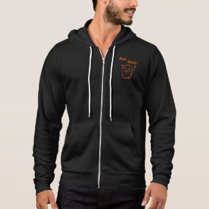 Pull À Capuche Fantôme de Halloween Boo Hooo Sombre Monotone