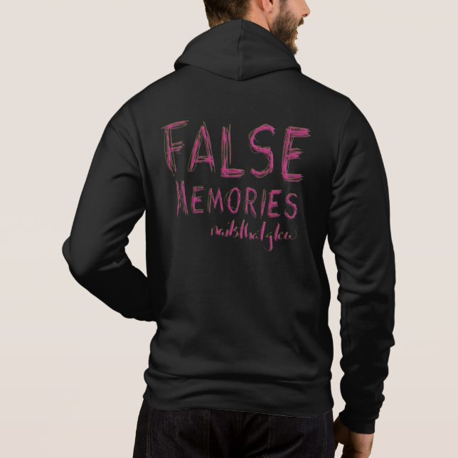 Pull À Capuche Faux souvenirs - nailsthatglow LOGO (Dos)