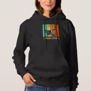 Pull À Capuche Femme Meilleure toux Collie Chien Maman Jamais Gra