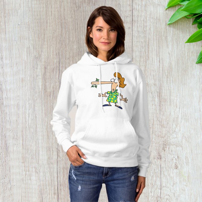 Pull À Capuche Femme qui dit des mensonges (Créateur téléchargé)