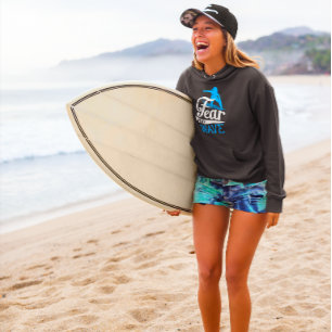 Pull À Capuche Femme surfeuse Peur aucune vague Surf féminin