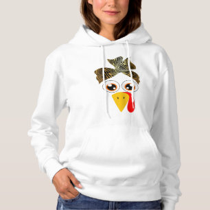 Pull À Capuche Femme Turquie Face Leopard Headband Awesome mignon