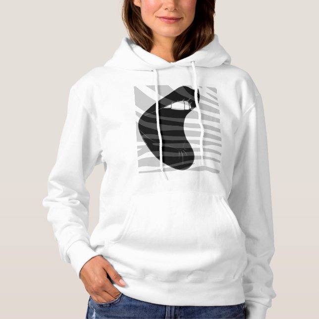 Pull À Capuche Femmes blanches (Devant)