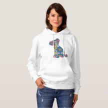 Femmes Caché Sweatshirt Chinois Caché chien