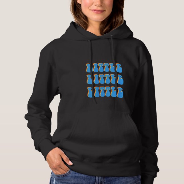 Pull À Capuche Femmes les années 70 80s Rétro Petite Sororité Rév (Devant)
