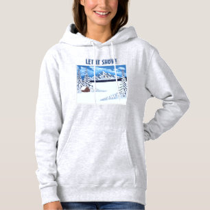 Pull À Capuche Femmes merveilleuses d'hiver