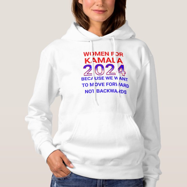 Pull À Capuche Femmes pour l'élection de Kamala Harris 2024 (Devant)