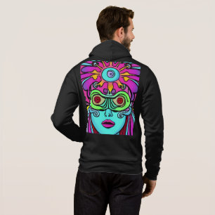 PULL À CAPUCHE FEMMES PSICODELIC