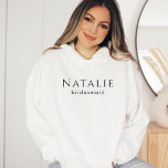 Pull À Capuche Fête de mariage Mariage de la femme de chambre per<br><div class="desc">Nos Sweatshirts Sweat - shirts à capuche de la fête de la Mariage de la de la mariée personnalisée sont une façon réfléchie de montrer votre reconnaissance à votre fête de la mariée et de leur faire sentir spécial tout au long de vos célébrations de mariage. Ces sweatshirts sweat -...</div>