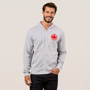 Pull À Capuche Feuille d'érable du Canada