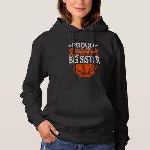 Pull À Capuche Fier Basketball Big Soeur Fête des Mères Sport Mo
