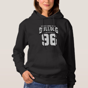 Pull À Capuche Fier Bulldog Football Maman Du Joueur 96