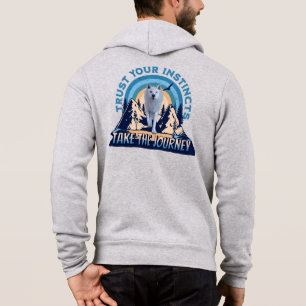 Pull À Capuche Fiez-vous à vos instincts Aventure du loup arctiqu