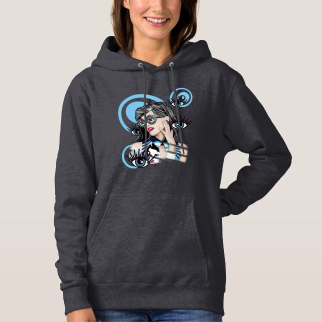 Pull À Capuche fille beauté (Devant)