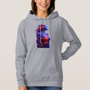 Pull À Capuche Fleur cosmique - Croissance féminine