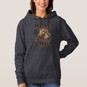 Pull À Capuche Fleur de cheval occidental vintage pour l'annivers