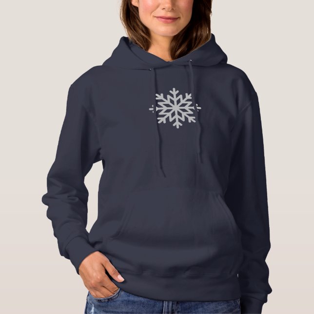 PULL À CAPUCHE FLOCON DE NEIGE (Devant)