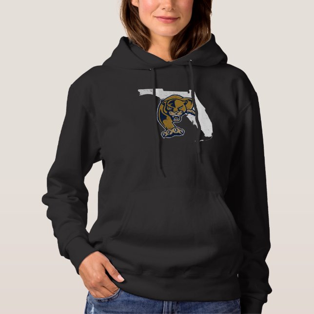 Pull À Capuche Florida International FIU Panthers State Shape (Devant)