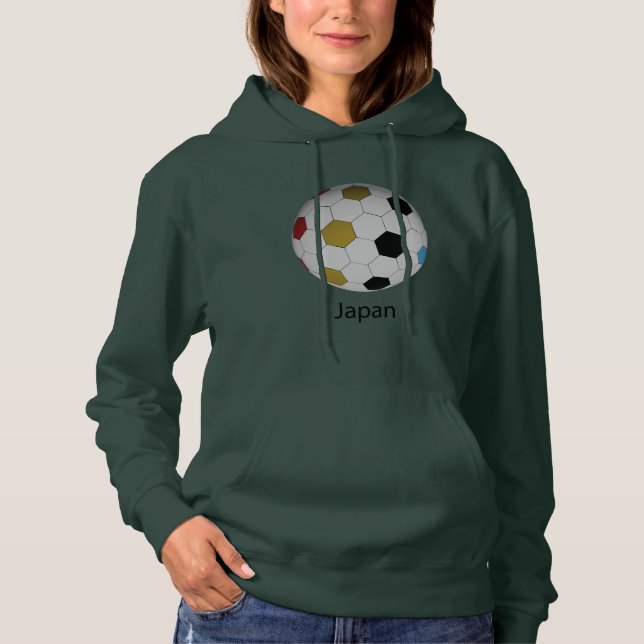 Pull À Capuche Football Japon (Devant)