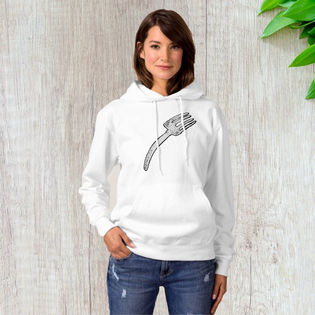 Pull À Capuche Fourchette Rétro Vintage Rustique Couverts (Créateur téléchargé)