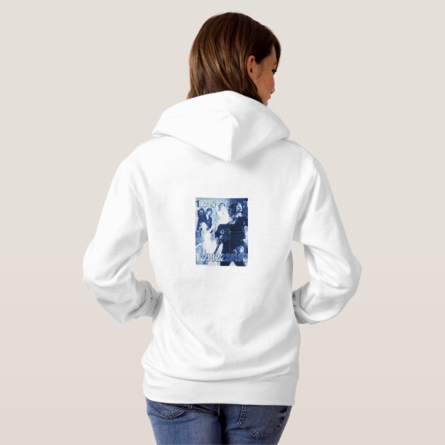 Pull À Capuche Fréquences Estompées (Dos entier)