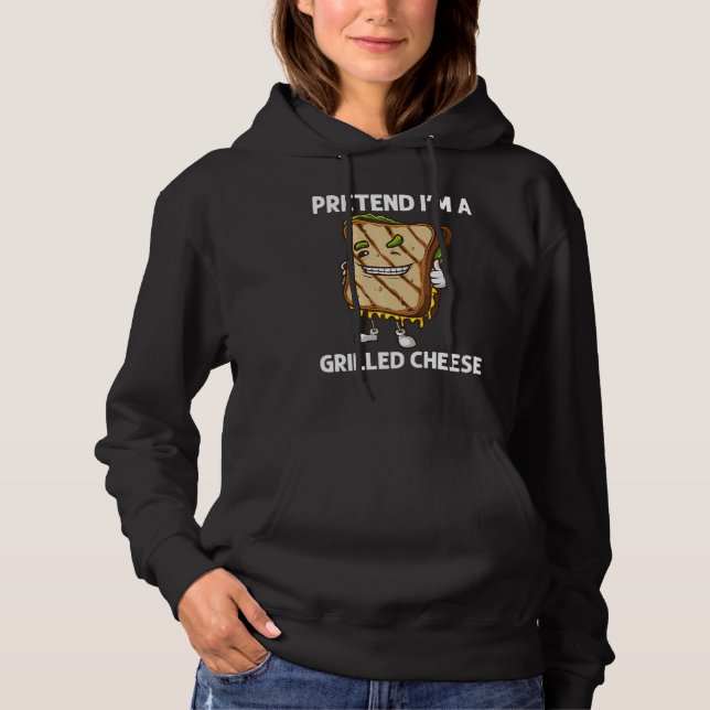 Pull À Capuche Fromage Grillé cool Art Pour Hommes Femmes Sandwic (Devant)