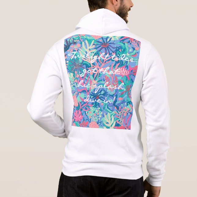 Pull À Capuche Full zip hoodie in stylish graphic (Dos)