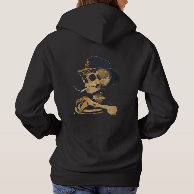 Pull À Capuche Fumer Cowboy Skeleton (Dos)