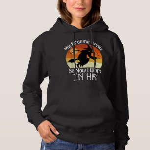 Pull À Capuche Funny HR Witch Ressources humaines Costume d'Hallo