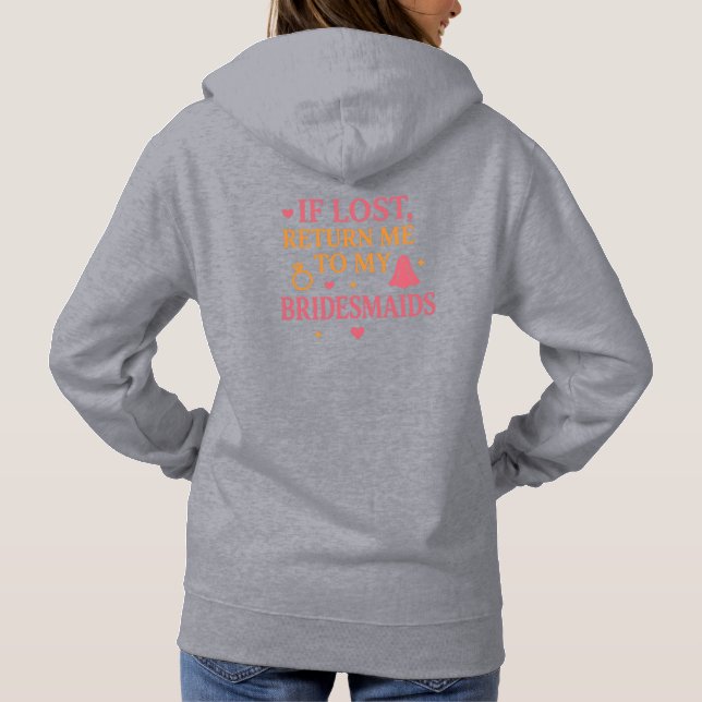 Pull À Capuche Future mariée (Dos)